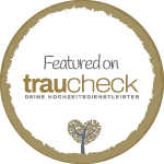Traucheck Logo, Trauredner Würzburg